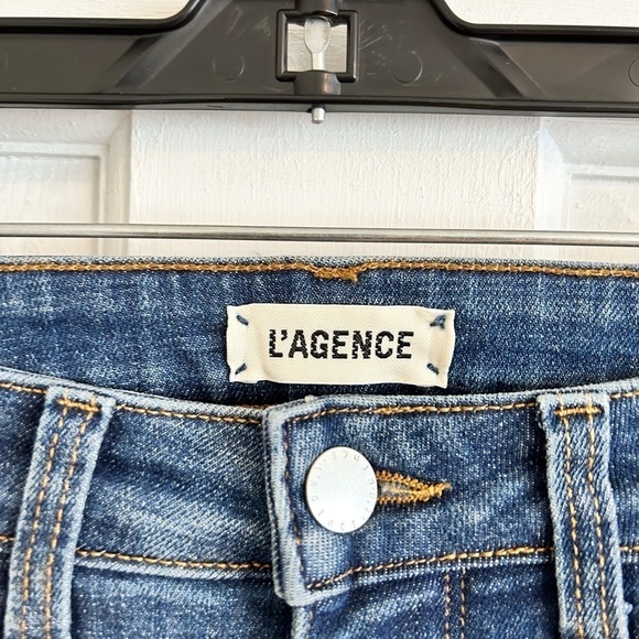 Lagence margot medium wash high rise skinny jeans size 25 - Picture 3 of 6